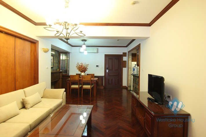 120 sqm with 03 bedrooms apartment for rent in Tay Ho, Hanoi